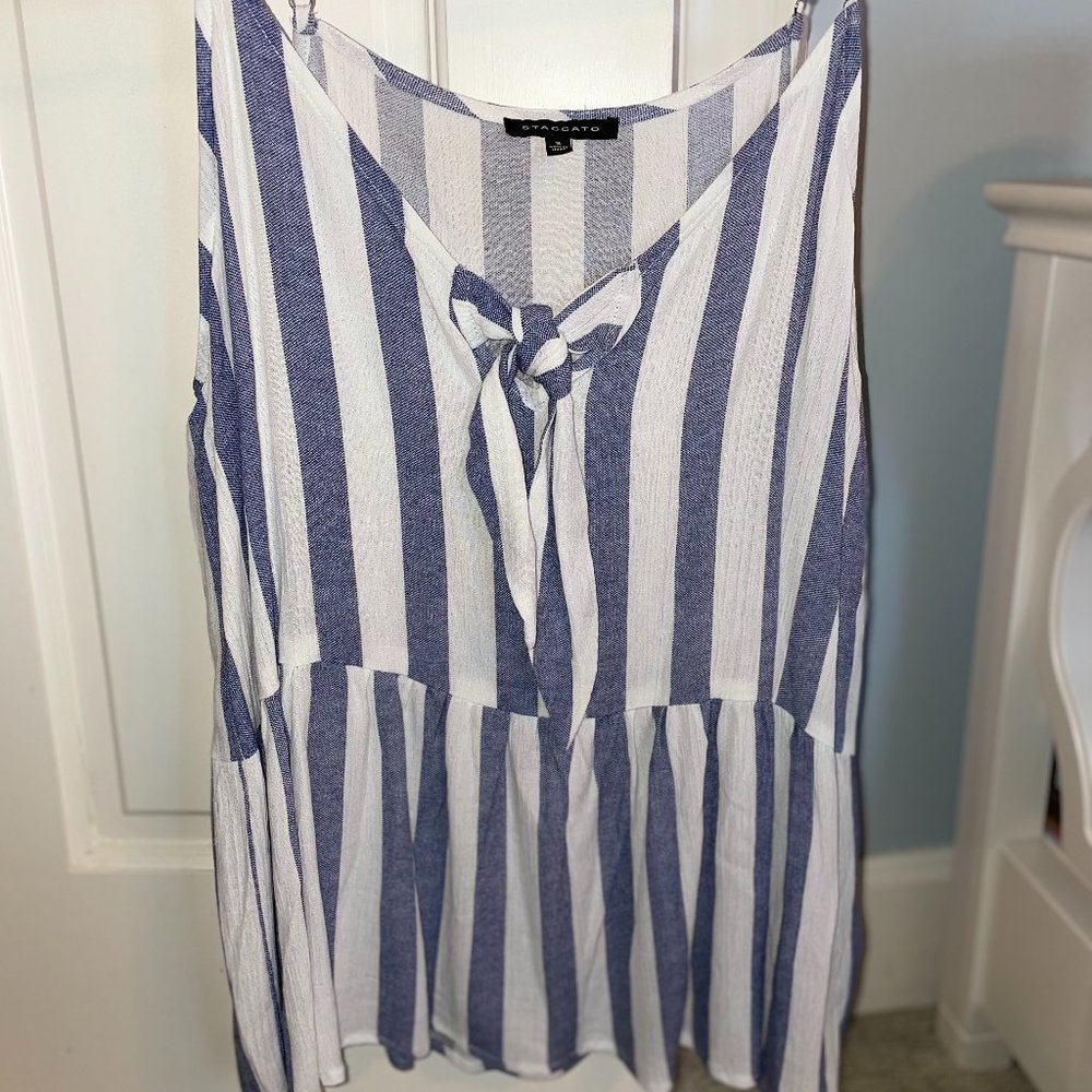 Blue & White Striped Shirt